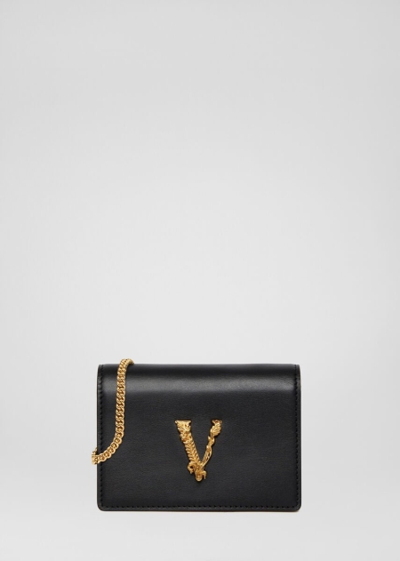 Versace Virtus Mini Chain Plånbok Dam - 370865VJG